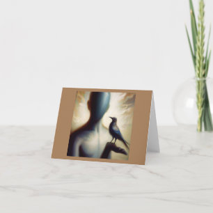 Cartão Spirit Animal Mockingbird 2 Folheto de Saudação