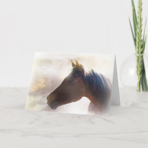 Cartão Spiritual Horse Sympathy Card