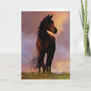 Cartão Spiritual Loss of Horse Sympathy Card