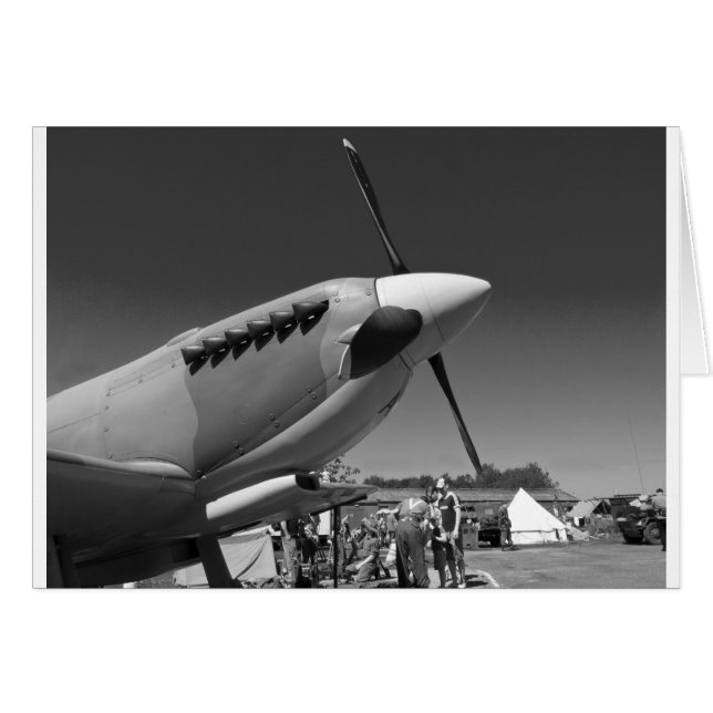 Cartão Spitfire Mk 1A (Frente Horizontal)