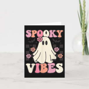 Cartão Spookes Vibes Halloween Fantume Retro Groovy