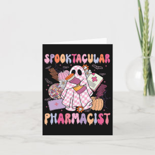 Cartão Spooktacular Farmacêutico Farmacopeia Semana Spook