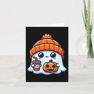 Cartão Spooky Ghost Mens Halloween