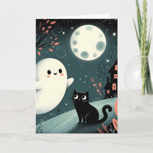Cartão Spooky Halloween
