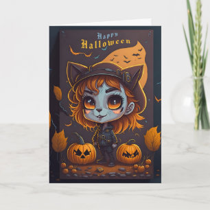 Cartão Spooky Halloween