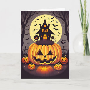 Cartão Spooky Halloween