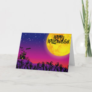 Cartão Spooky Halloween