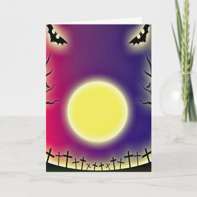 Cartão Spooky Halloween (Frente)