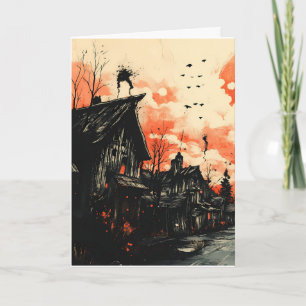 Cartão Spooky Halloween