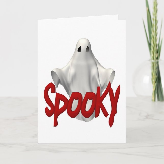 Cartão Spooky Halloween (Frente)
