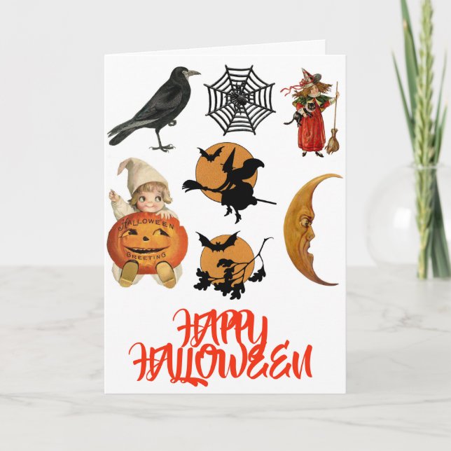 Cartão Spooky Halloween (Frente)