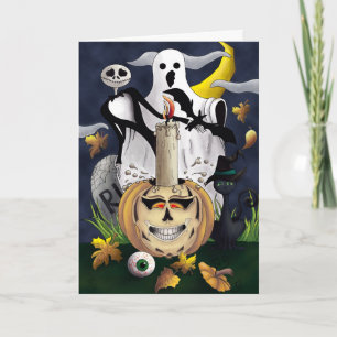 Cartão Spooky Halloween