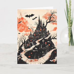 Cartão Spooky Halloween