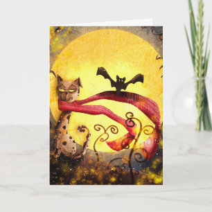 Cartão Spooky Halloween