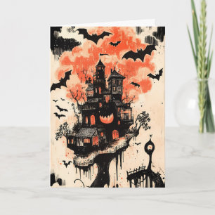 Cartão Spooky Halloween