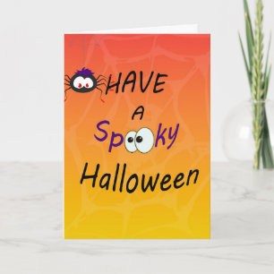 Cartão Spooky Halloween