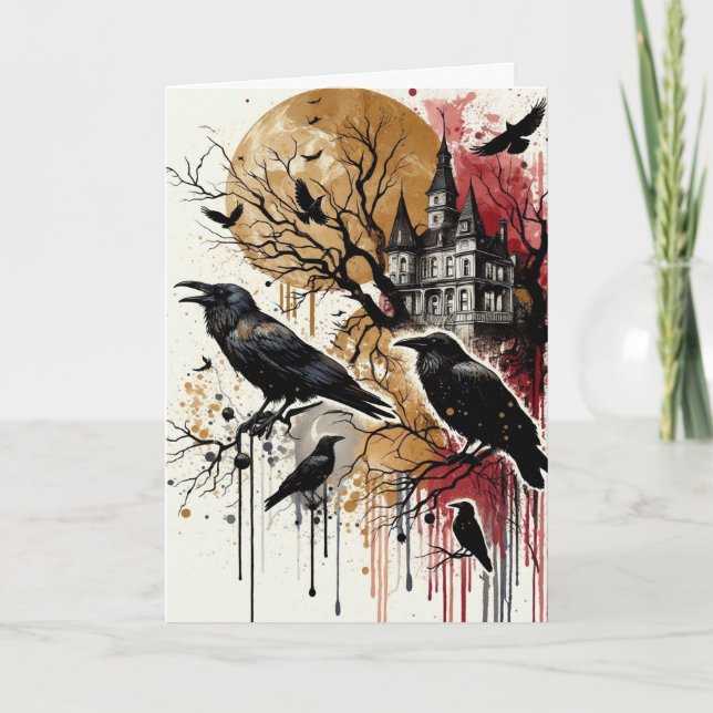 Cartão Spooky Halloween (Frente)