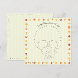 Cartão Spooky Halloween Connect-The-Dots