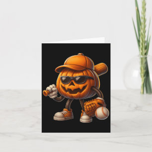 Cartão Spooky Jack O Lanterna Figurinos de Halloween de B