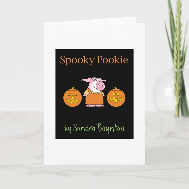 Cartão SPOOKY POOKIE de Sandra Boynton Card (Frente)