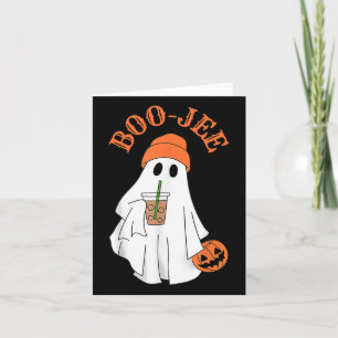 Cartão Spooky Season Cute Boujee Ghost Halloween Costume