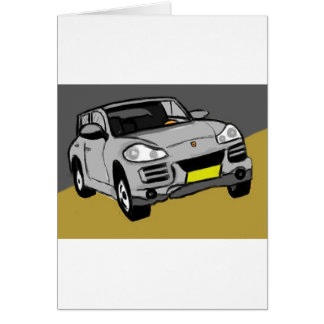 Cartão sportive SUV