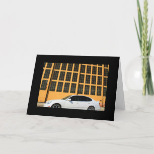 Cartão Sports Car Greeting Card and Note Card