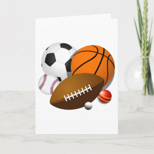 Cartão Sports-themed Fathers' Day Card