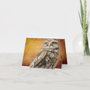 Cartão Spotted Owl Notecard