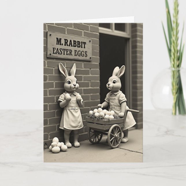 Cartão Spring Bunnies Delivery Card (Frente)