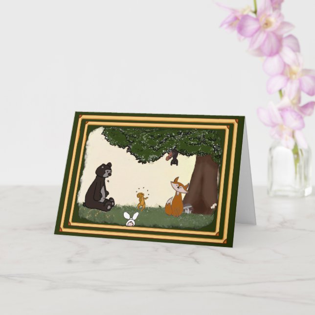 Cartão "Spring Day" Thinking of you greeting card (Orquídea)