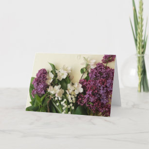 Cartão Spring Floral Arrangement Greeting Card