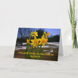 CARTÃO SPRING GREETING CARD