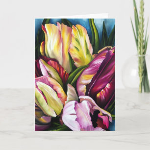 Cartão Spring Tulips