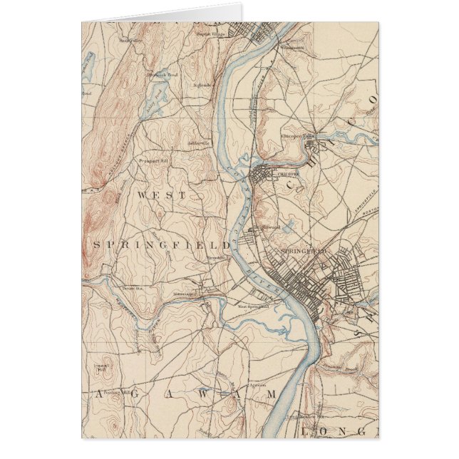 Cartão Springfield, Massachusetts (Frente)