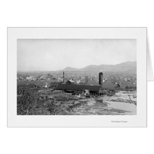 Cartão Springfield, OR Town View e Lumber Mills