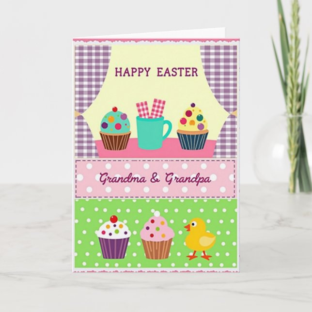 Cartão Springtime Family Treats Card (Frente)