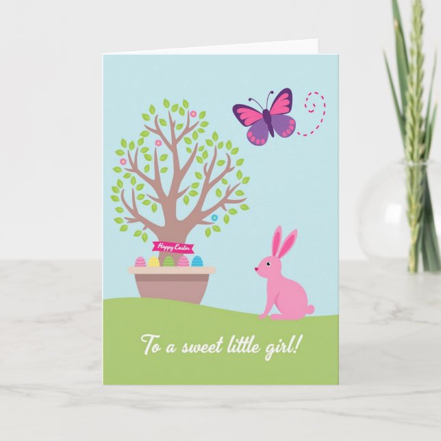 Cartão Springtime Faux Gold Foil Card (Frente)