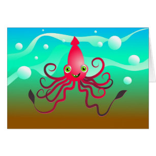 Cartão Squid Feliz