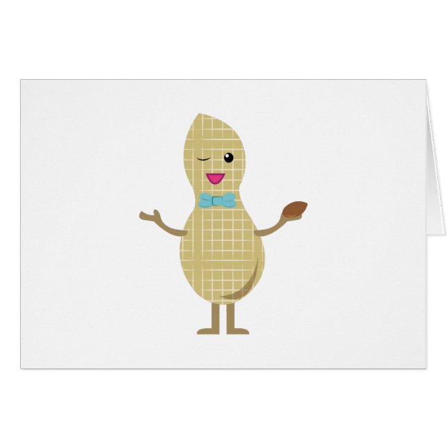 Cartão Sr. Amendoim (Frente Horizontal)