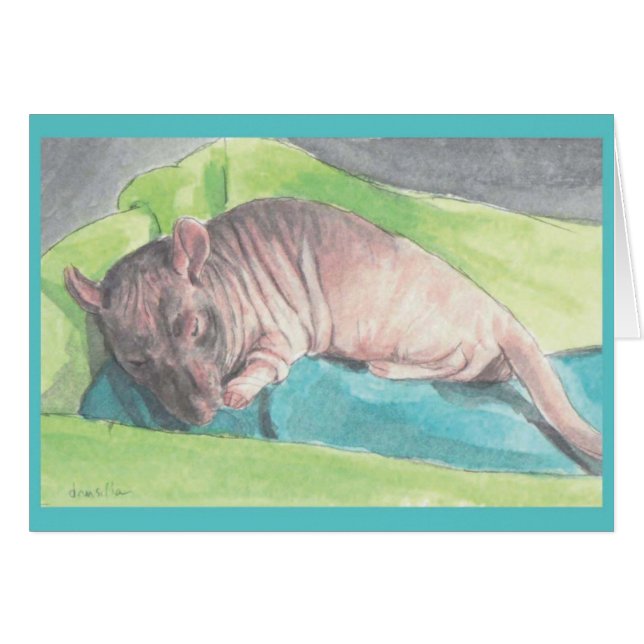 Cartão Sr. Bigglesworth (Frente Horizontal)