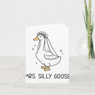 Cartão Sr. Bobo Goose E Sra. Bobo Goose Casal Matchi
