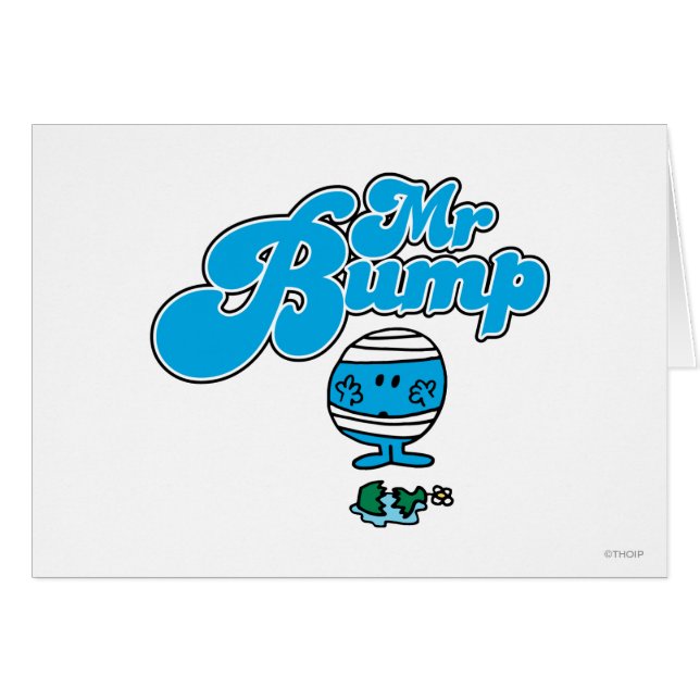 Cartão Sr. Bump | Vaso partido (Frente Horizontal)