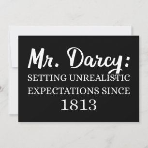 Cartão Sr. Darcy: Expectativas Irrealistas Desde 1813 II