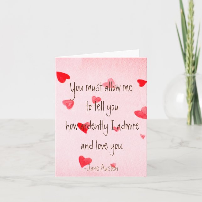 Cartão Sr. Darcy Valentine (Frente)