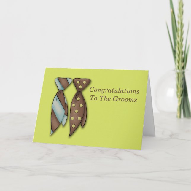 Cartão Sr. e Sr., Casamento de Dois Namorados (Frente)