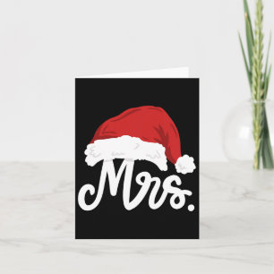 Cartão Sr. e Sra. Papai Noel Casais de Natal