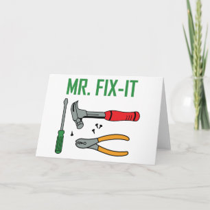 Cartão Sr. Fix It