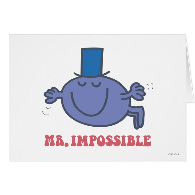 Cartão Sr. Impossível Em Voo (Frente Horizontal)