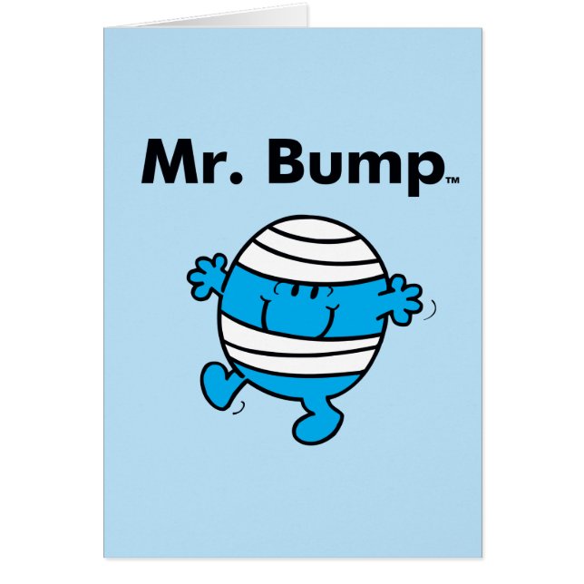 Cartão Sr. Men | Sr. Bump é um Clutz (Frente)